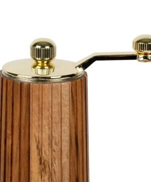 Alternative view of Moulin à Poivre & Sel Ablis Doré en acacia et céramique, Yliades