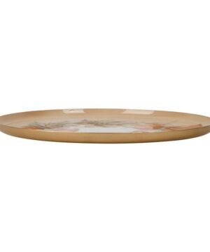 Alternative view of Plateau Rond Ruban 35 cm en fer, Yliades
