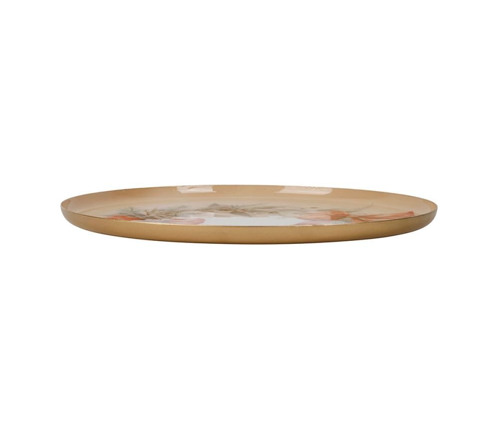 Plateau Rond Ruban 35 cm en fer, Yliades – Image 2