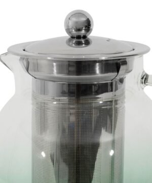 Alternative view of Théière filtre Funky Vert 1,5L Verre borosilicate – Yliades