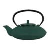 Théière Plate avec Filtre Brin Vert 70 cl en fonte et inox, Yliades