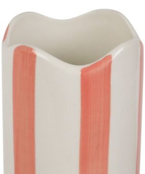 Alternative view of Vase Cylindre Artist Rose en grès, Yliades