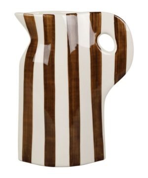 Vase Pichet Artist Brun en grès, Yliades