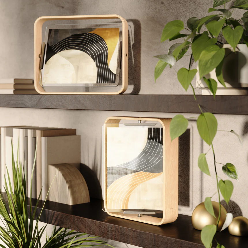 Le Cadre en Bois Durable au Design Pivotant, Umbra – Image 2