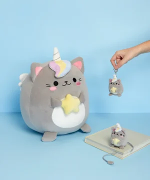 Alternative view of Coussin Fluffy Kawaii Starry Gris, Balvi