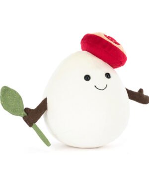 Mozzarella velour côtelé, Jellycat