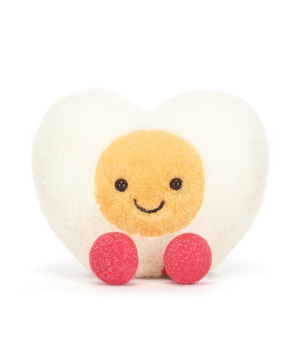 La peluche œuf au grand cœur, Jellycat