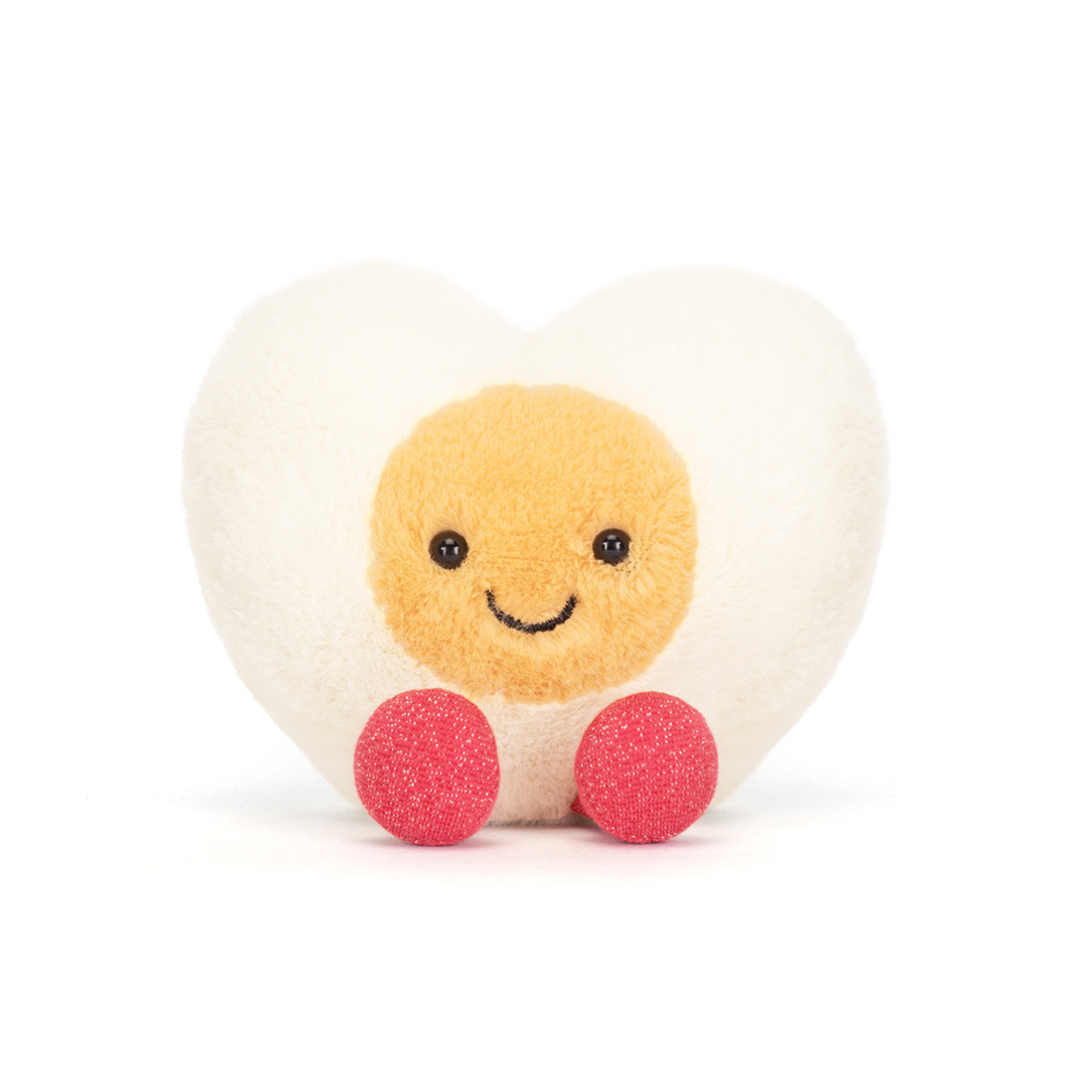 La peluche œuf au grand cœur, Jellycat