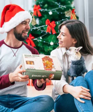 Alternative view of Book Nook de Noël Christmas Indoor Scene, ROBOTIME