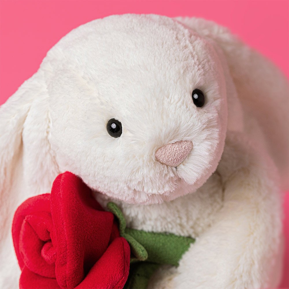 Cream Bunny with Rose, Jellycat – Image 2