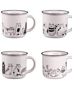 Coffret de 4 mugs 35 cl Friends, BASTIDE