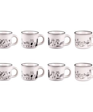 Coffret de 8 tasses Friends 11 cl, BASTIDE