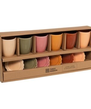 Alternative view of Coffret de 6 tasses et sous-tasses Agra, BASTIDE
