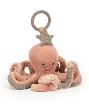 Pieuvre joyeuse en jersey scintillant, Jellycat