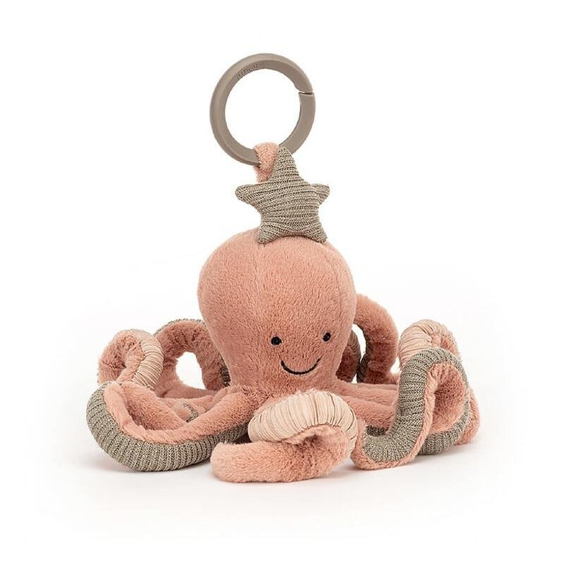 Pieuvre joyeuse en jersey scintillant, Jellycat