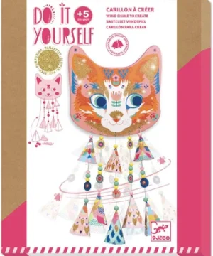 Kitty – Crée ton chat carillon scintillant, DJECO