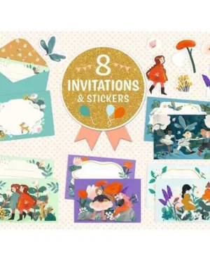 Carte d’Invitations Copines du Jardin, DJECO
