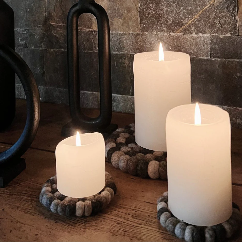 Dessous de plat en feutrine artisanale – New Heidi – Image 3