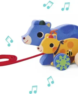 Gabi et Sam – Oursons à tirer mélodiques, DJECO