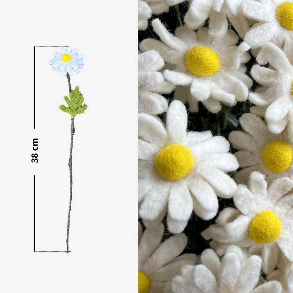 Branche de marguerite en feutrine – New Heidi – Image 3