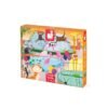 Puzzle Tactile “Une Journée au Zoo” – 20 pièces, Janod