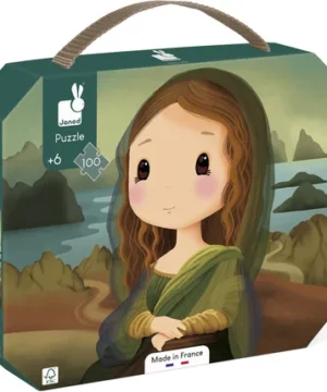 Alternative view of Puzzle “Inspired by Leonardo Da Vinci” – 100 pièces, Janod