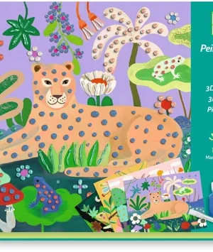 Forêt Tropicale – Peinture 3D sur animaux, DJECO