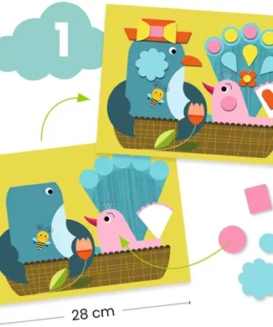 Alternative view of Le Chat et Ses Amis – Coffret Créatif 6 Activités, DJECO