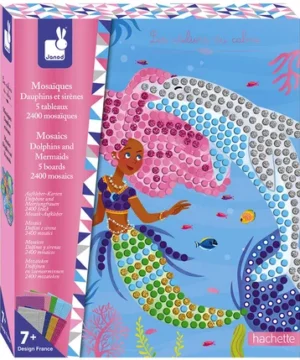 Coffret Mosaïques Dauphins et Sirènes, Janod