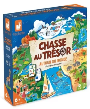 Chasse au trésor autour du monde Jeu coopératif, Janod