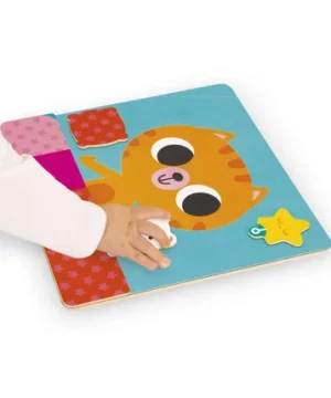 Alternative view of Le Petit Chat des Rituels – Jouet Magnétique en Bois, Janod