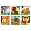 Kubkid – Animaux de la Forêt, 9 Cubes en Carton, Janod