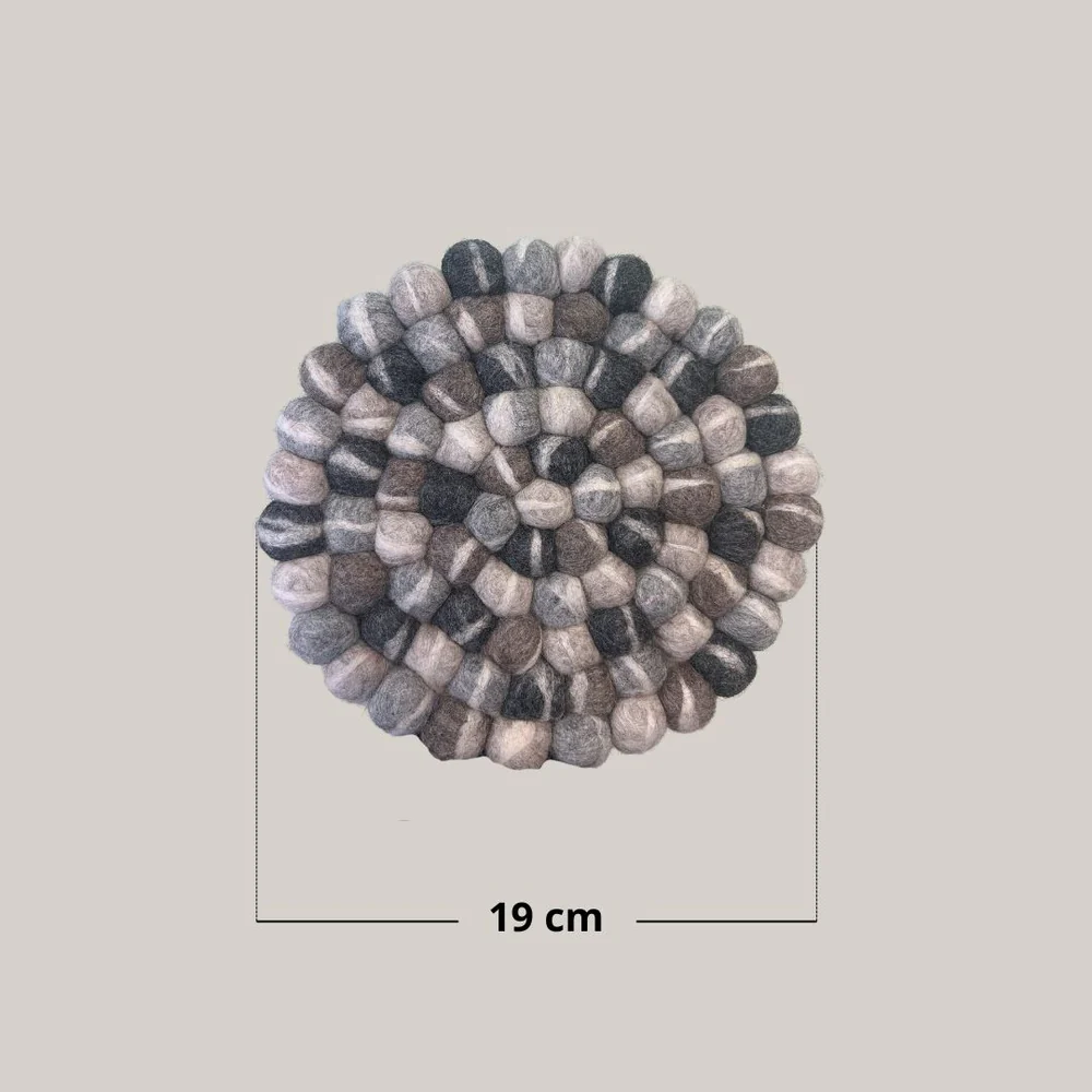 Dessous de plat en feutrine artisanale – New Heidi – Image 4