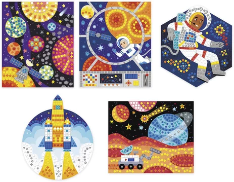 Alternative view of Coffret Mosaïques Espace, Janod