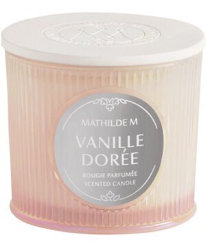Bougie Parfumée Vanille Dorée 400G, Mathilde M.