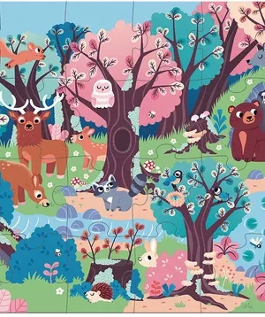 Alternative view of Puzzle Magique “La Forêt” – 24 pièces, Janod