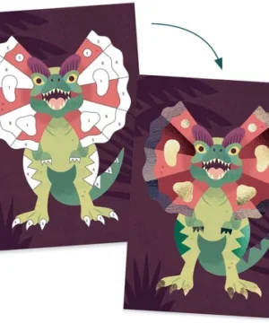 Alternative view of Jurassic – Tableaux à métalliser, DJECO