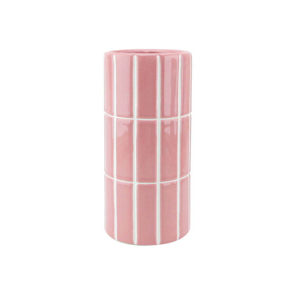 Vase carrelage rose, Opjet