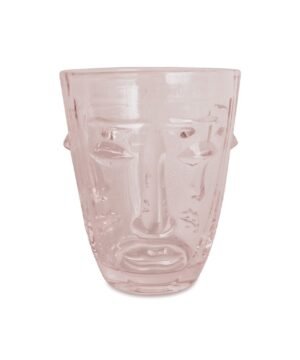 Verre Gobelet Visage Rose, Opjet