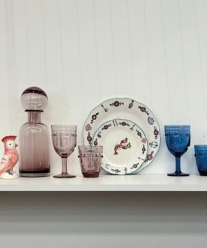 Alternative view of Verre Gobelet Visage Rose, Opjet