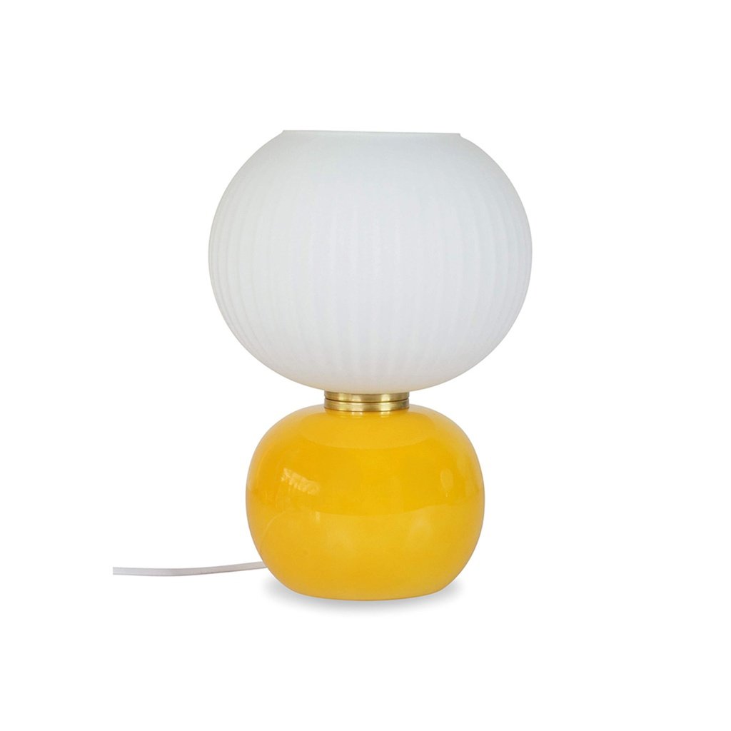 Lampe Verre Jaune & Abat, Opjet – Image 3