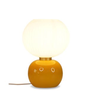 Lampe Verre Jaune & Abat, Opjet