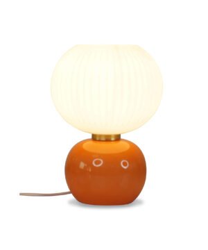 Alternative view of Lampe Verre Orange & Abat, Opjet
