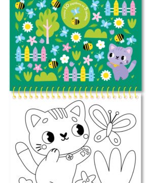 Alternative view of Mes jolies peintures magiques – Petit chat, AUZOU