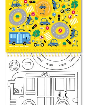 Alternative view of Mes jolies peintures magiques – Véhicules, AUZOU