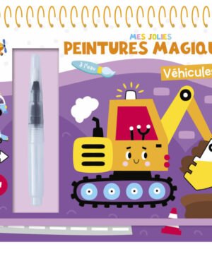 Mes jolies peintures magiques – Véhicules, AUZOU