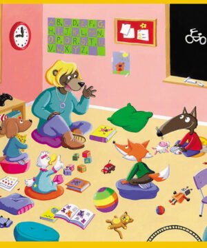 Alternative view of Cherche et trouve des tout-petits - P'tit Loup - Vive l'école !, AUZOU