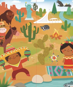 Alternative view of Cherche et trouve des tout-petits - Autour du monde, AUZOU