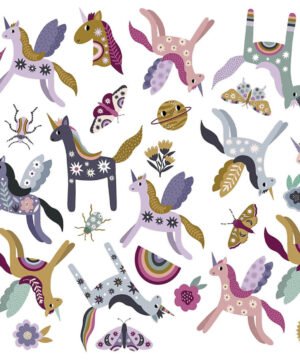 Alternative view of Mes P'tits tattoos - Licornes, Auzou