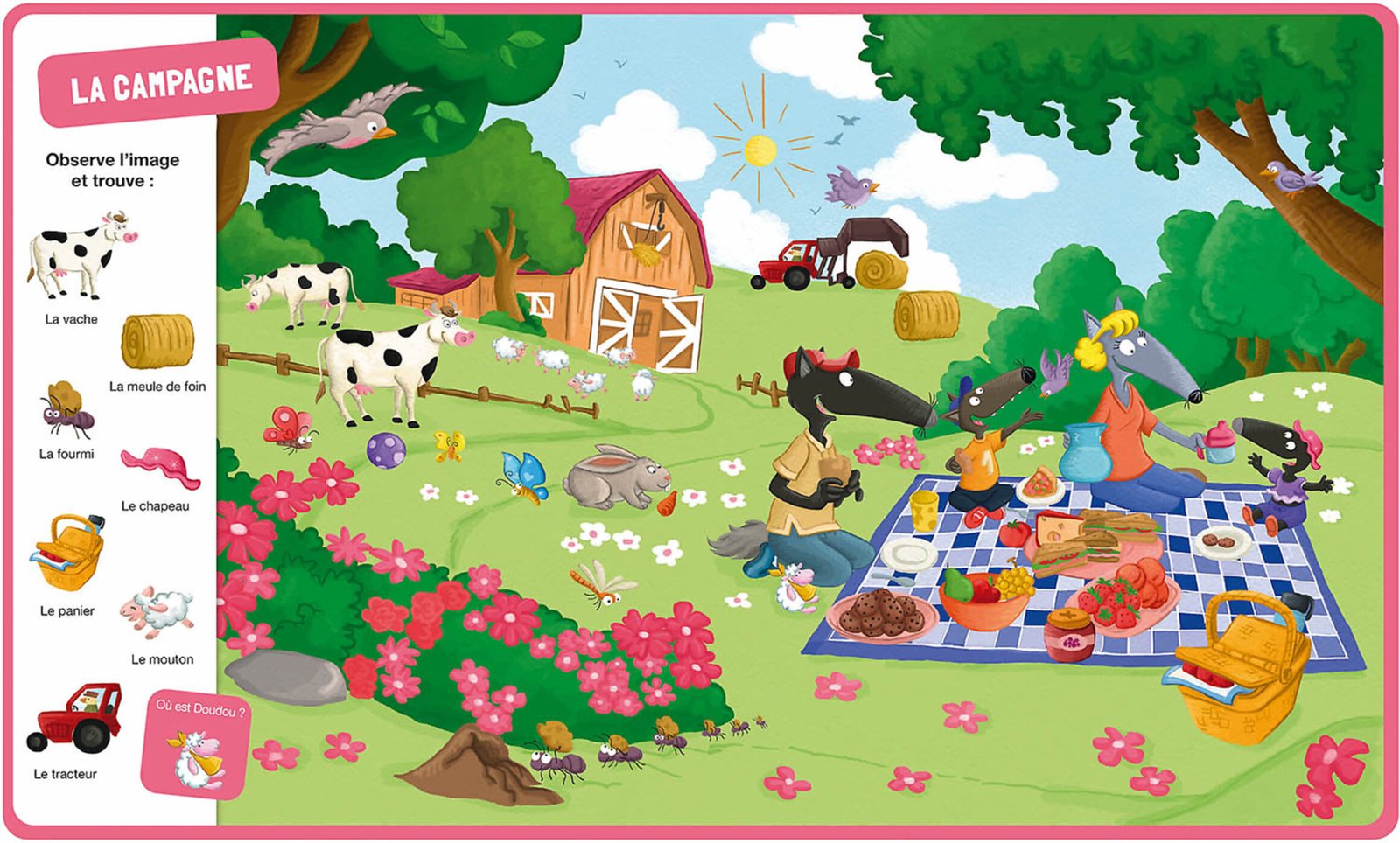 Cherche et trouve des tout petits – P'tit loup vive la nature, AUZOU – Image 2